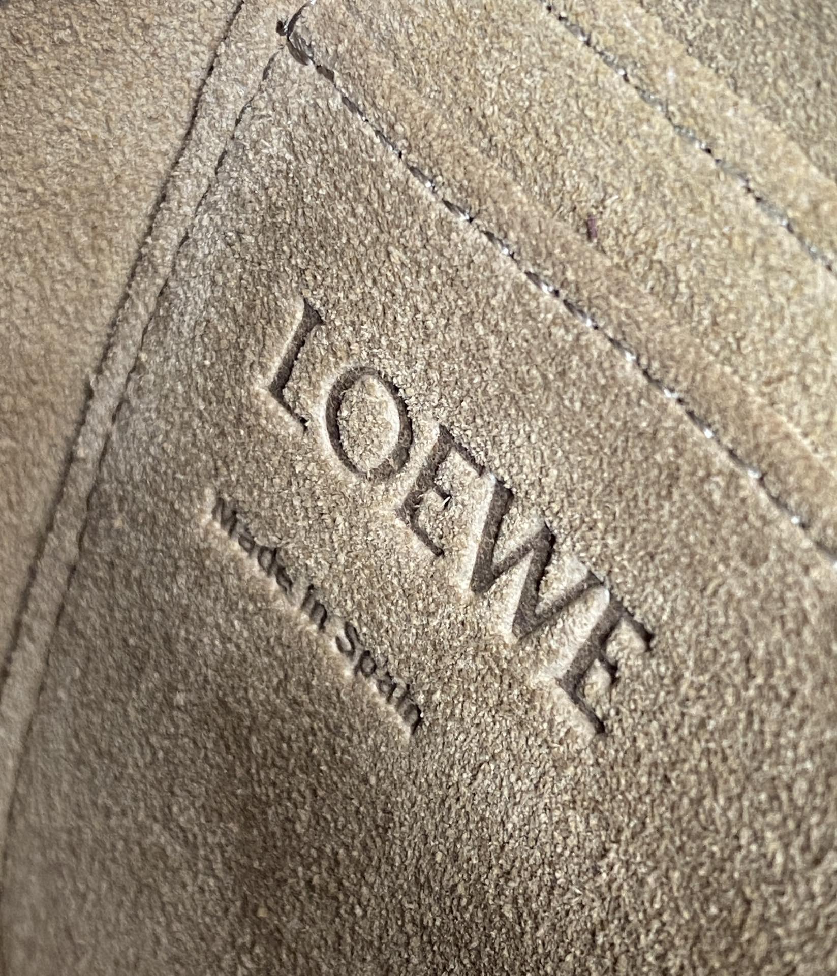 Loewe Mini Gate Dual Bag in Soft Calfskin and Jacquard Pink Purple